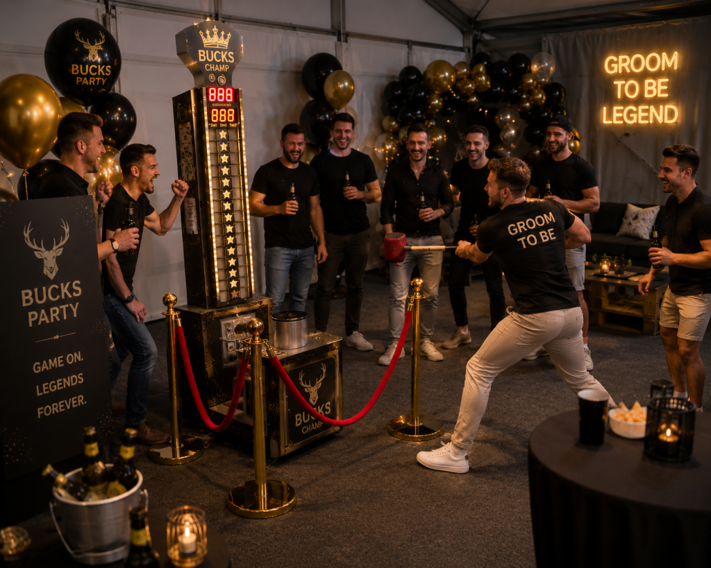Arcade machine hire at a Melbourne bucks and hens party